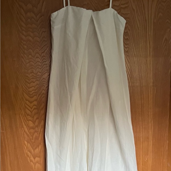 Zara White Jumper/Romper with Spaghetti Straps - Picture 5 of 5